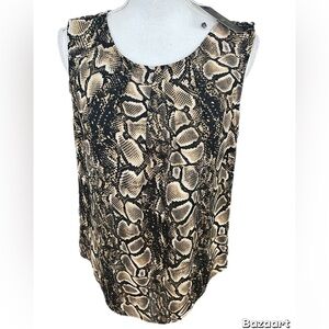 NWT Womens Worthington rattlesnake tank/cami Size Large